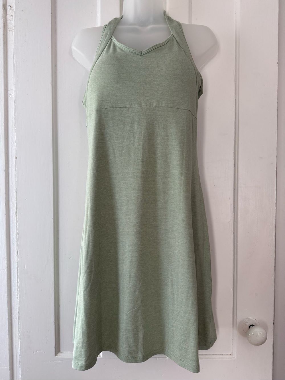 Kyodan Sage Green Halter Swing Dress